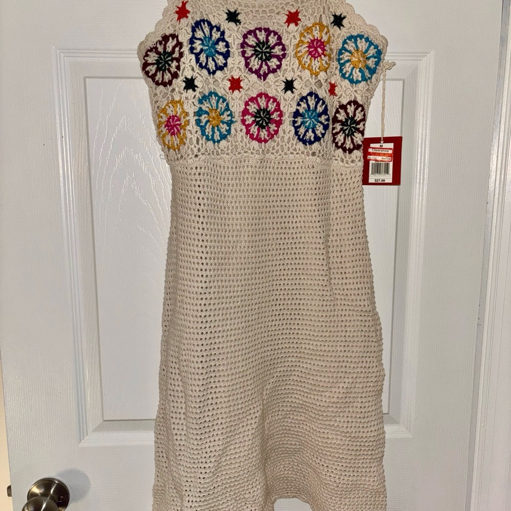 Colorful Crochet Dress